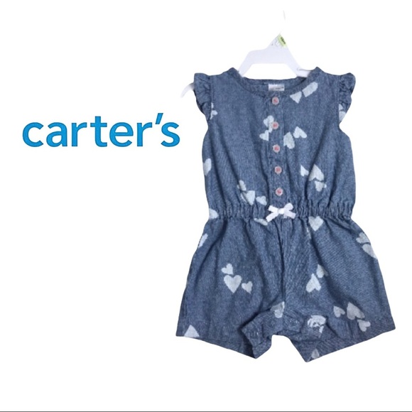 Carter's Other - NWT Carter's Romper - Heart Pattern